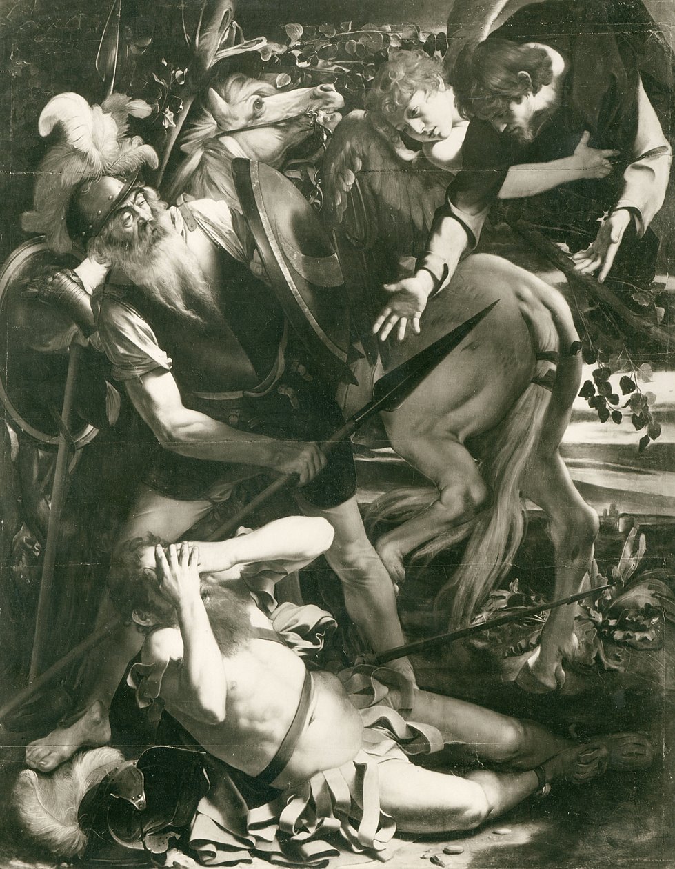 Szent Pál megtérése alkotó: Michelangelo Merisi Caravaggio