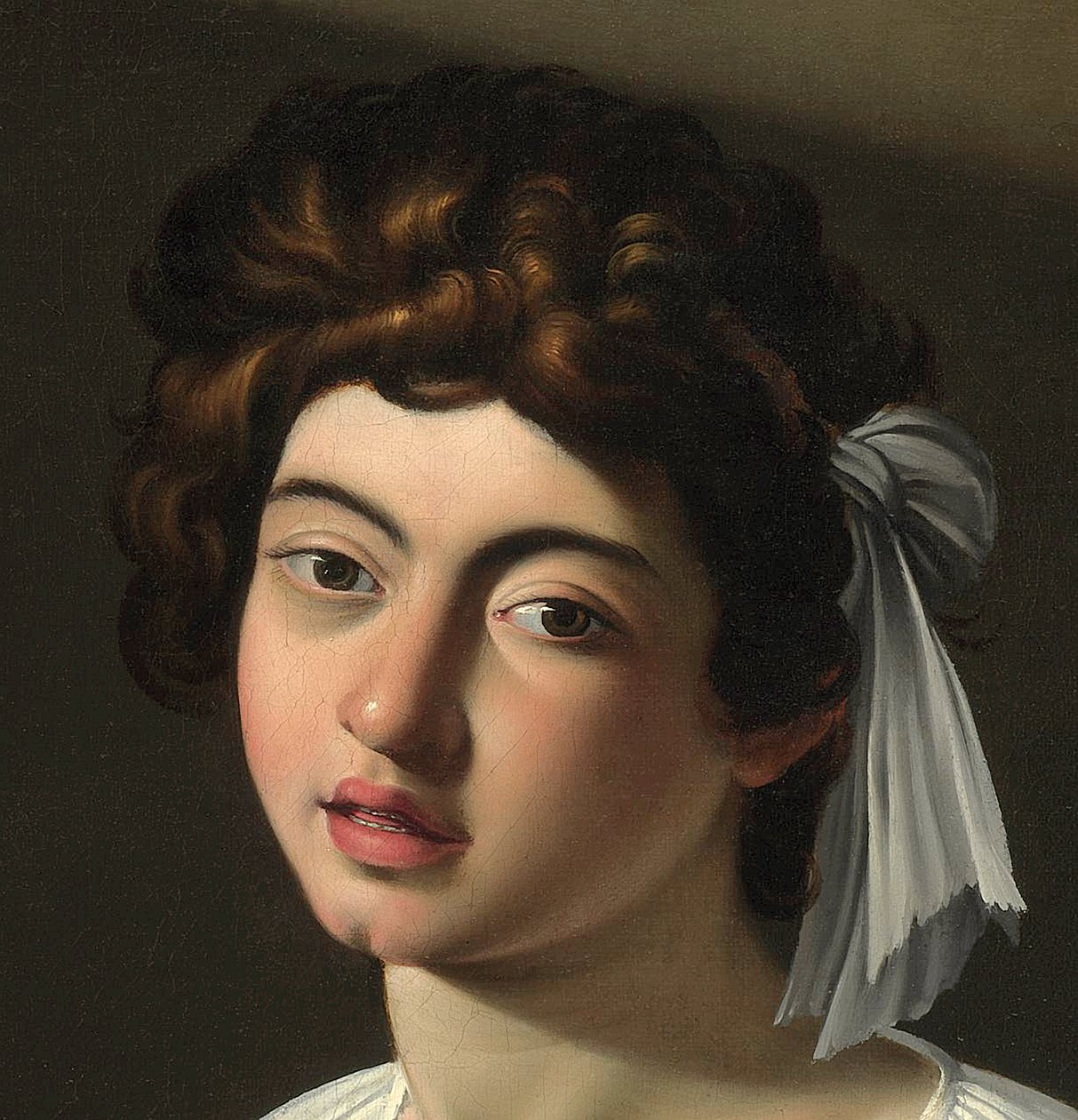 A lantos, 1595 körül, részlet alkotó: Michelangelo Merisi Caravaggio