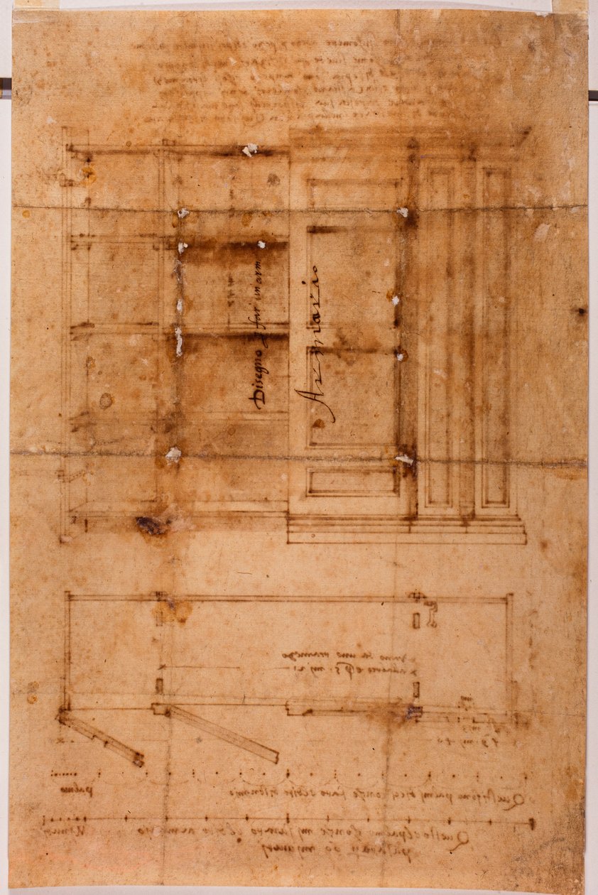 Szekrény rajz alkotó: Michelangelo (after) Buonarroti