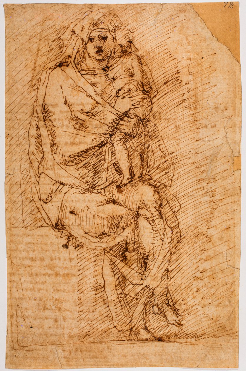 Madonna és gyermeke alkotó: Michelangelo (after) Buonarroti
