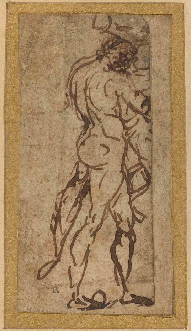 Két akt harc alkotó: Michelangelo