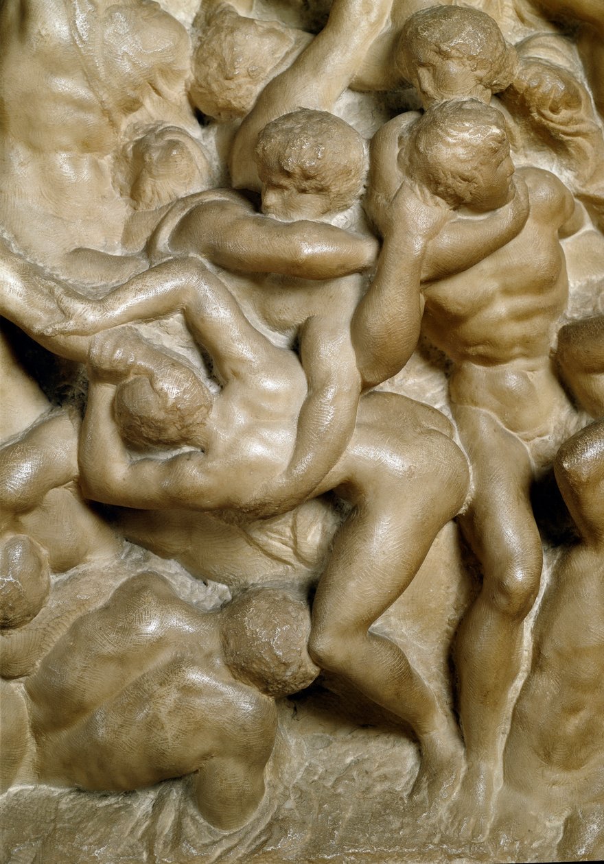 Lapith-i csata a kentaurok ellen alkotó: Michelangelo Buonarroti