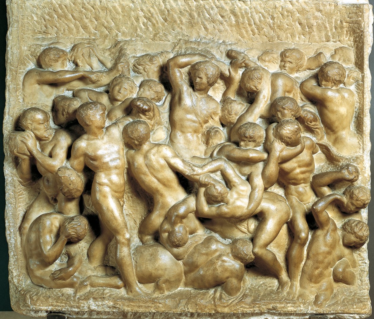 Lapith-i csata a kentaurok ellen alkotó: Michelangelo Buonarroti
