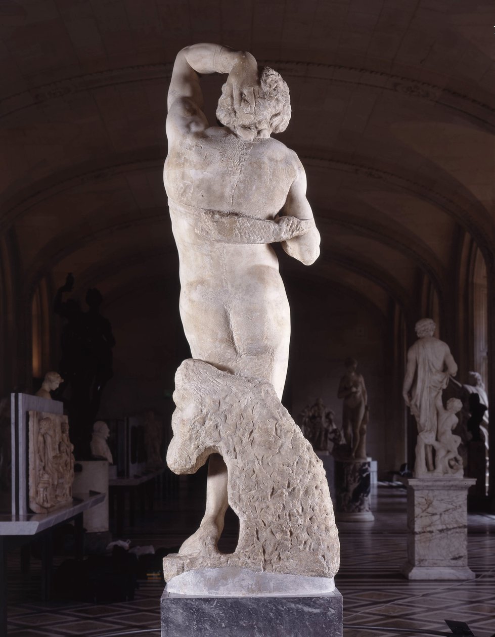 Fogságban, a haldokló rabszolga néven alkotó: Michelangelo Buonarroti