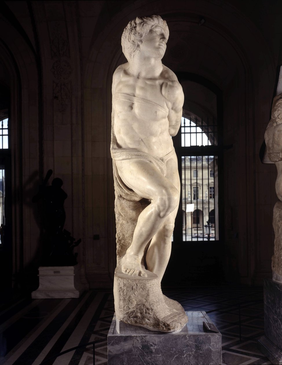 Fogságban, a Lázadó rabszolga néven alkotó: Michelangelo Buonarroti