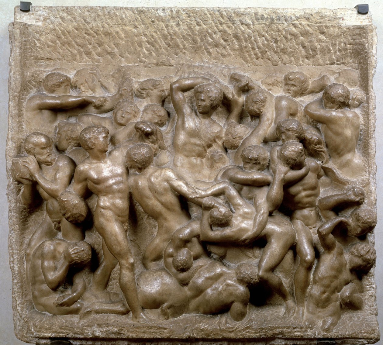 Kentaurok harca alkotó: Michelangelo Buonarroti