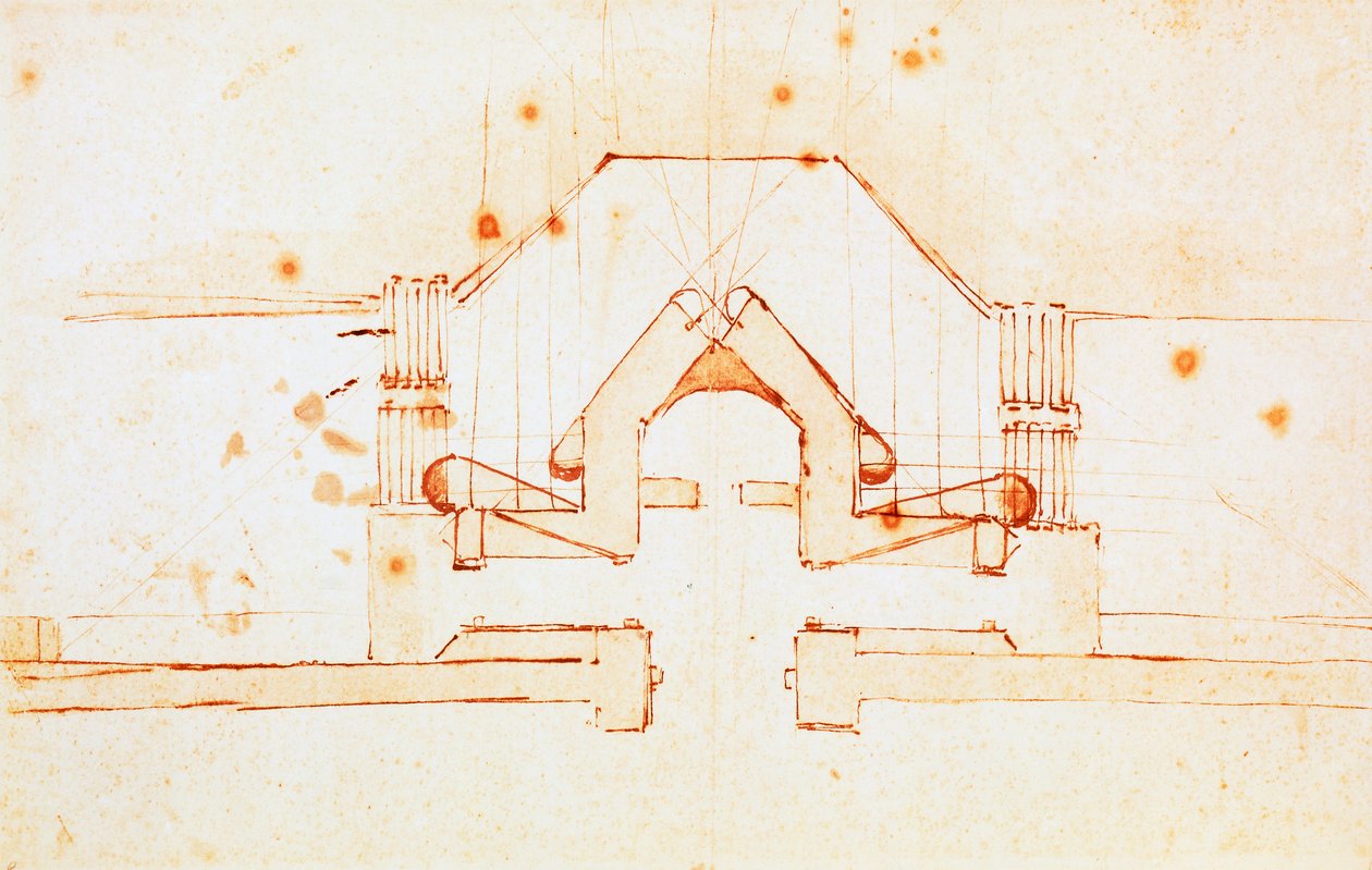 Firenze erődítményeinek rajza, Michelangelo Buonarroti (1475-1564), Olaszország alkotó: Michelangelo Buonarroti
