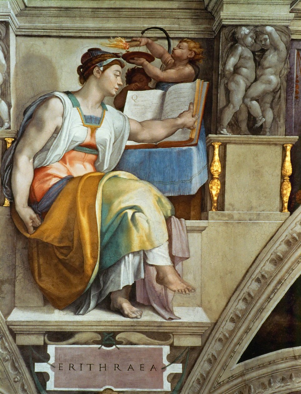 Erythraean Szibilla alkotó: Michelangelo Buonarroti