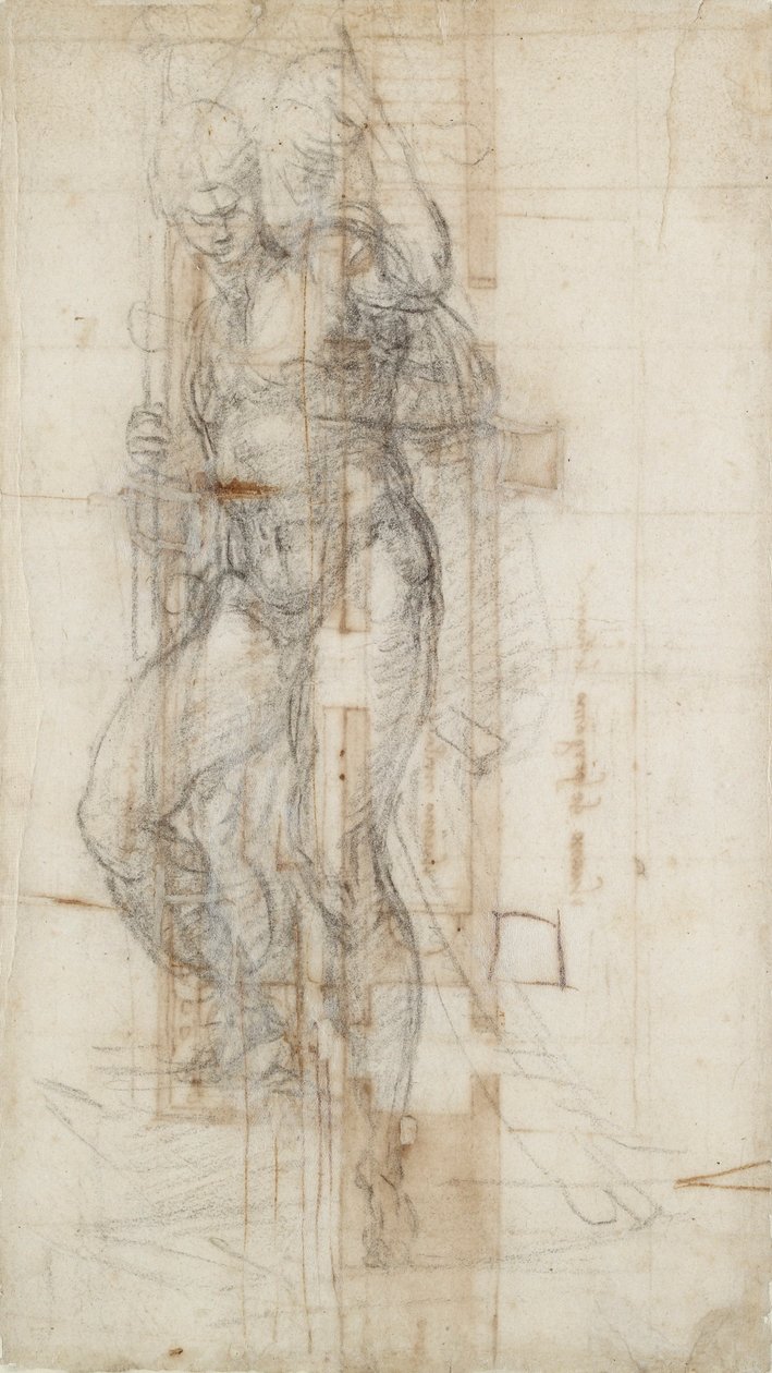 Krisztus sírból feltámadt alakja, 1490-1560 alkotó: Michelangelo Buonarroti