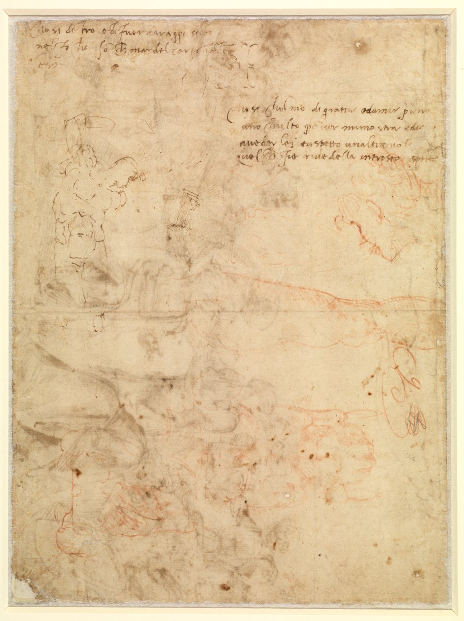 ábra tanulmány alkotó: Michelangelo Buonarroti