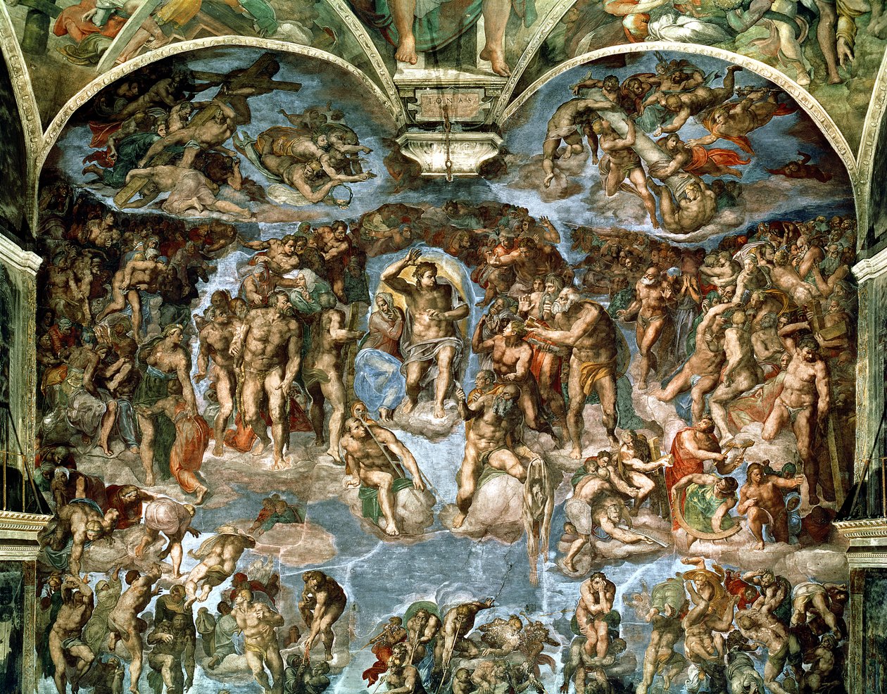 Utolsó ítélet, a Sixtus-kápolnából alkotó: Michelangelo Buonarroti