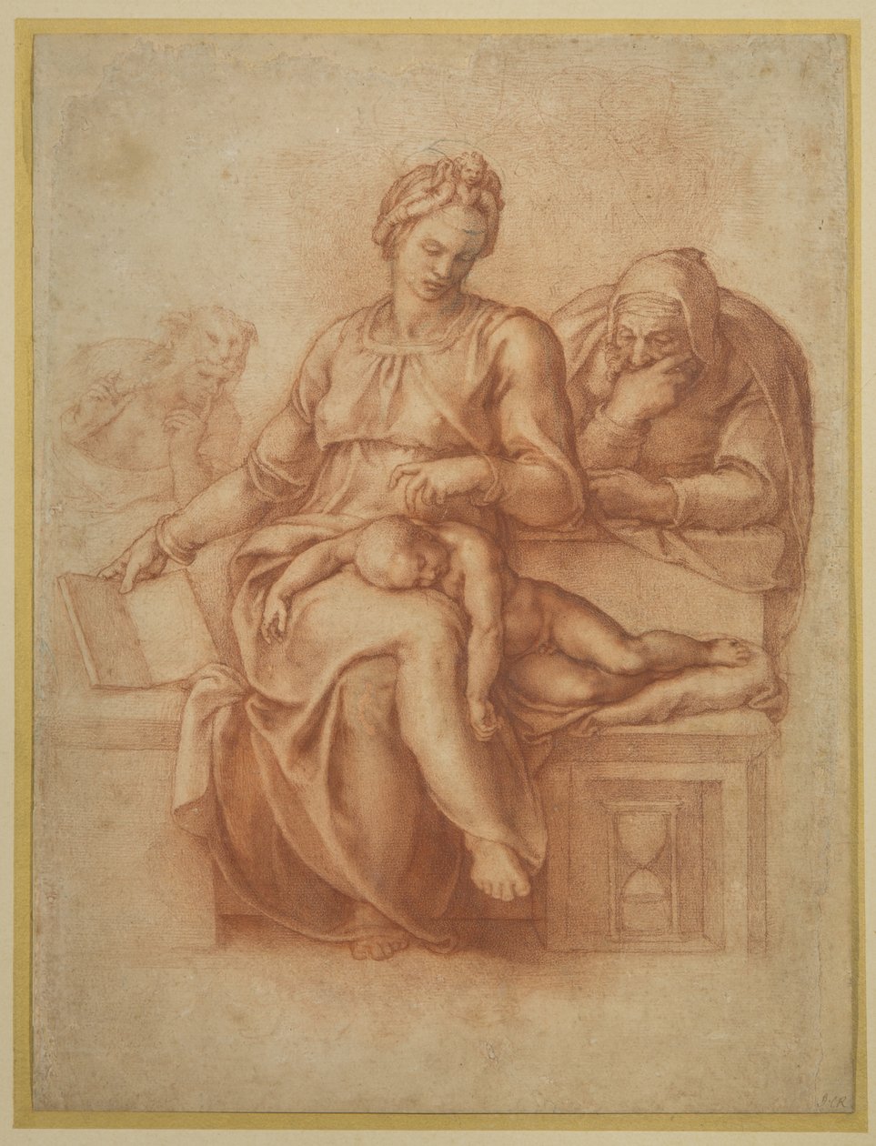 Csend Szűzanya, 1538 körül alkotó: Michelangelo Buonarroti
