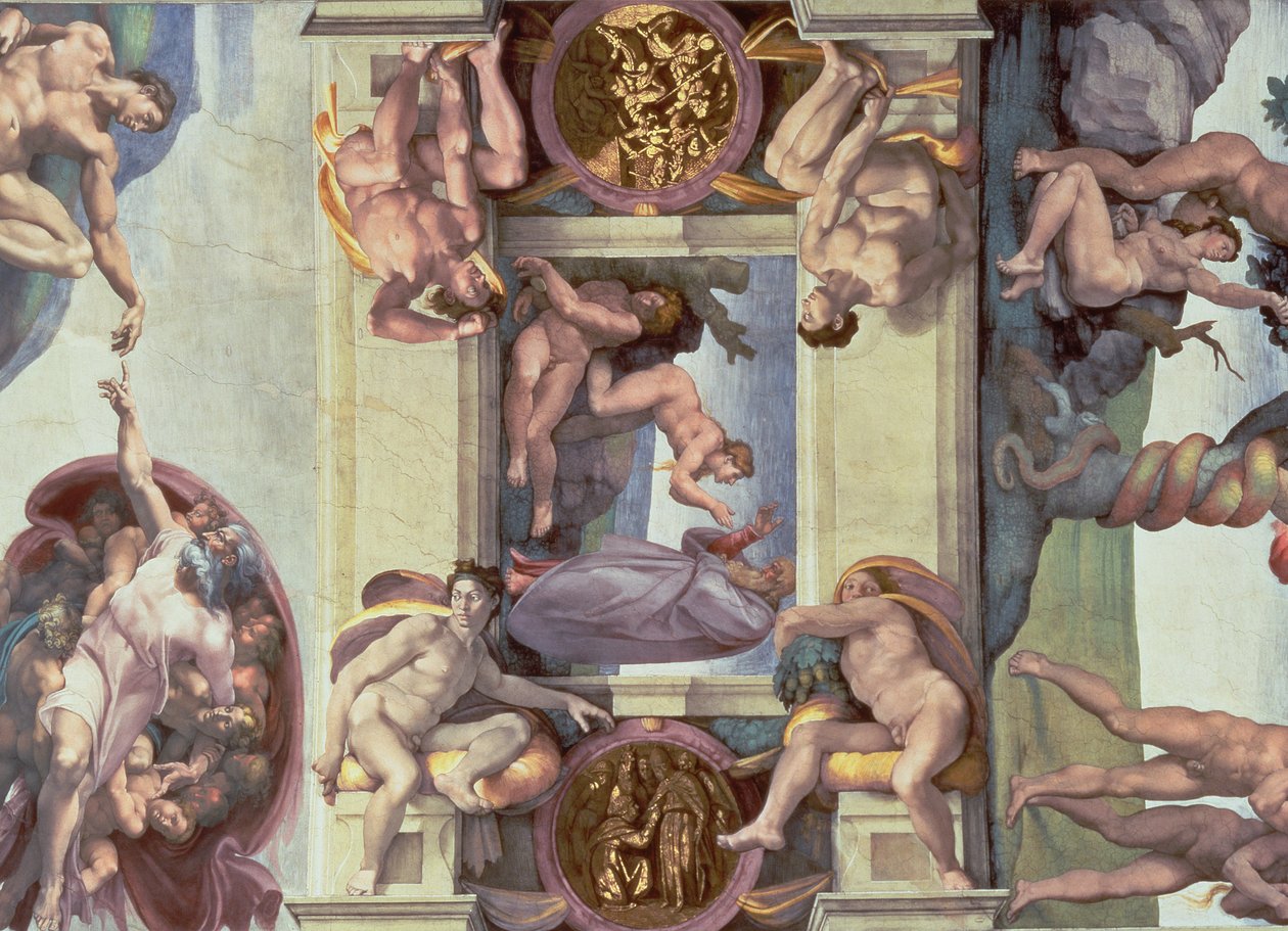 Sixtus-kápolna mennyezete (1508-12): Éva teremtése alkotó: Michelangelo Buonarroti
