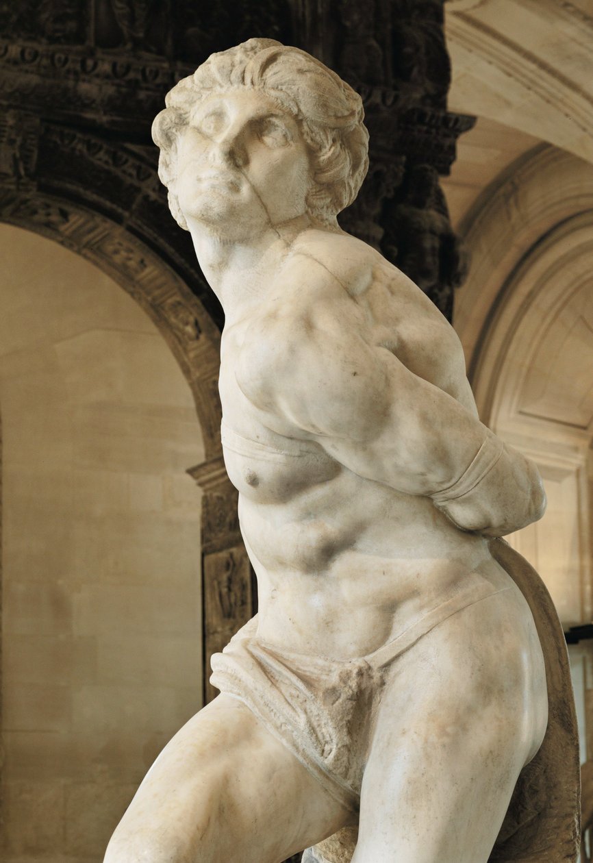 Rabszolga ... alkotó: Michelangelo Buonarroti
