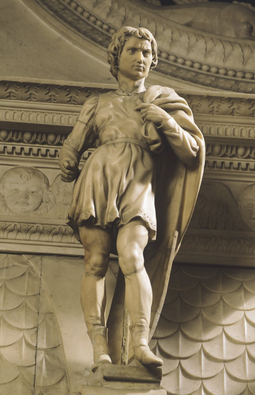 Szent Prokulusz, Michelangelo (1475-1564), San Domenico templom Bolognában, Emilia Romagna alkotó: Michelangelo Buonarroti