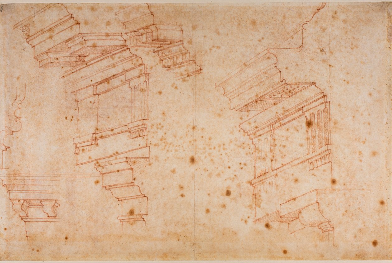 Tanulmányok római kori műemlékekről alkotó: Michelangelo Buonarroti