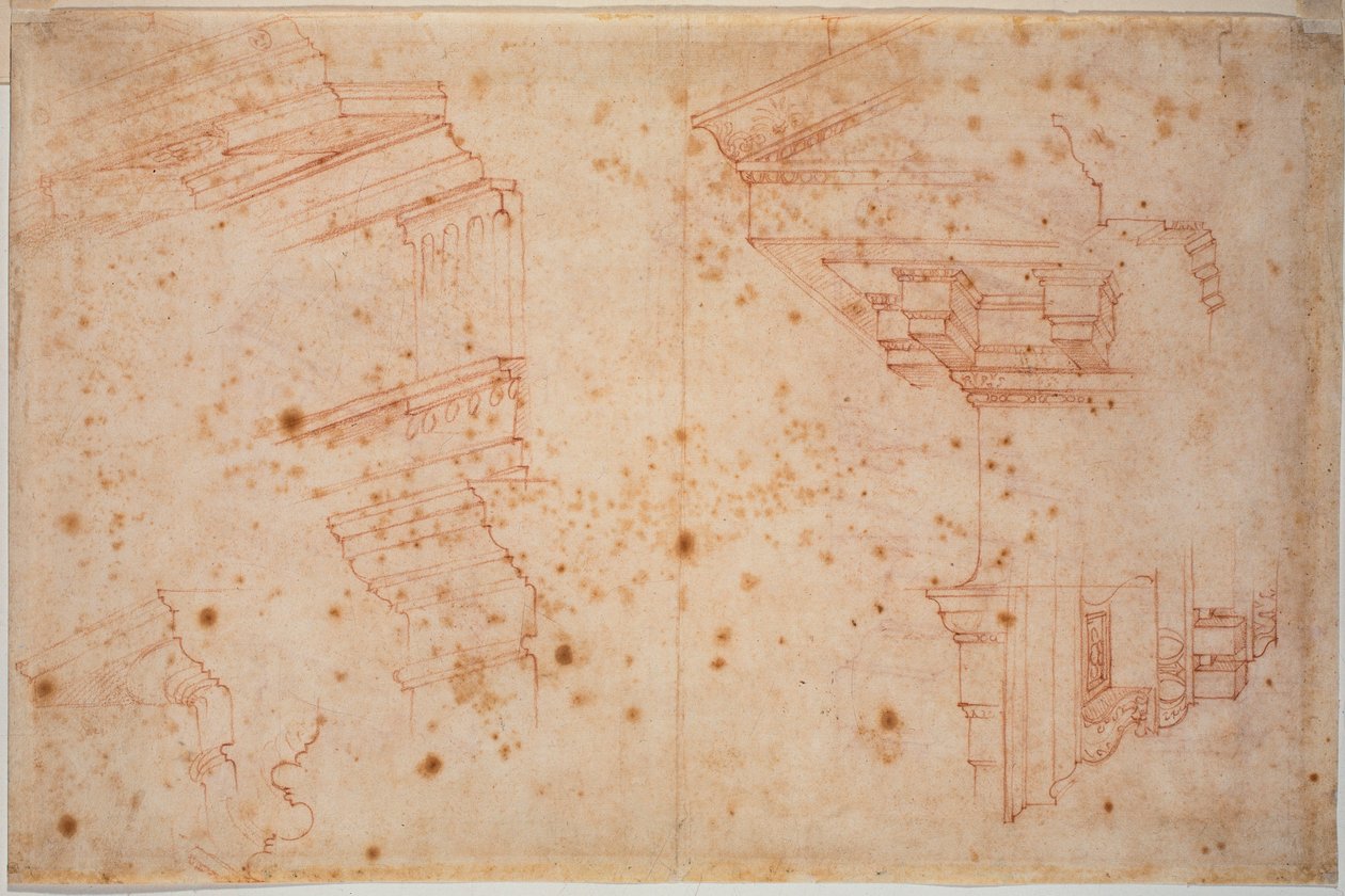 Tanulmányok római kori műemlékekről alkotó: Michelangelo Buonarroti