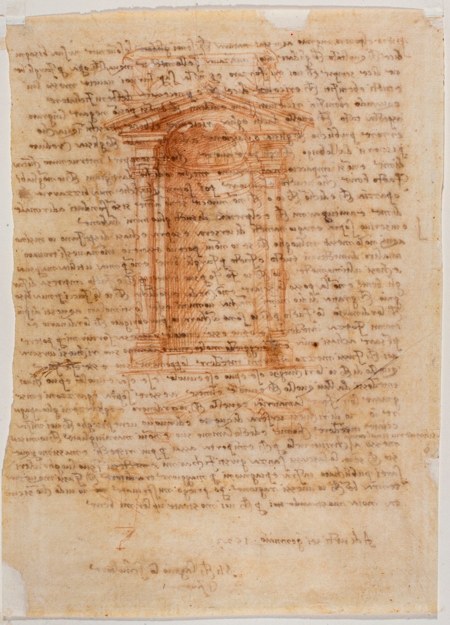 Tabernákulum fülkével, Michelangelo levele Piero Gondinak alkotó: Michelangelo Buonarroti
