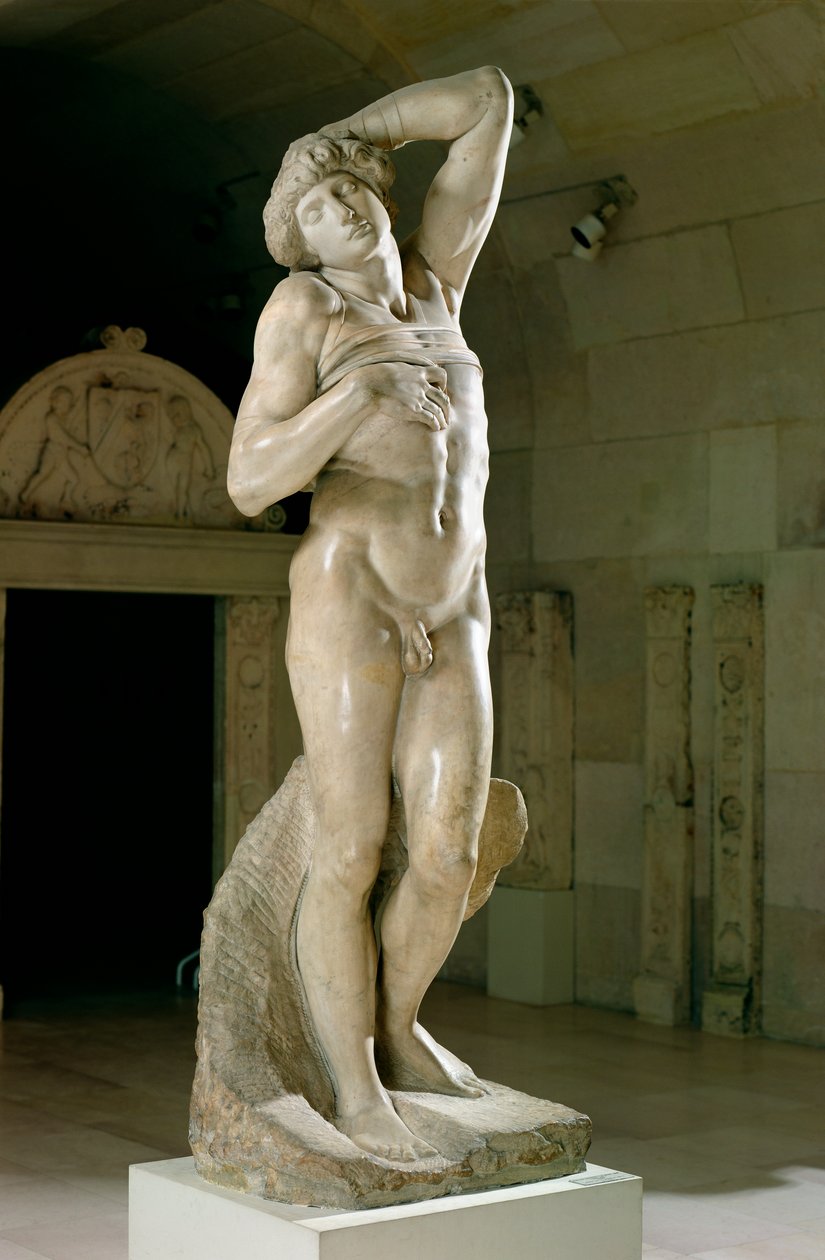 A haldokló rabszolga, 1513-15 alkotó: Michelangelo Buonarroti