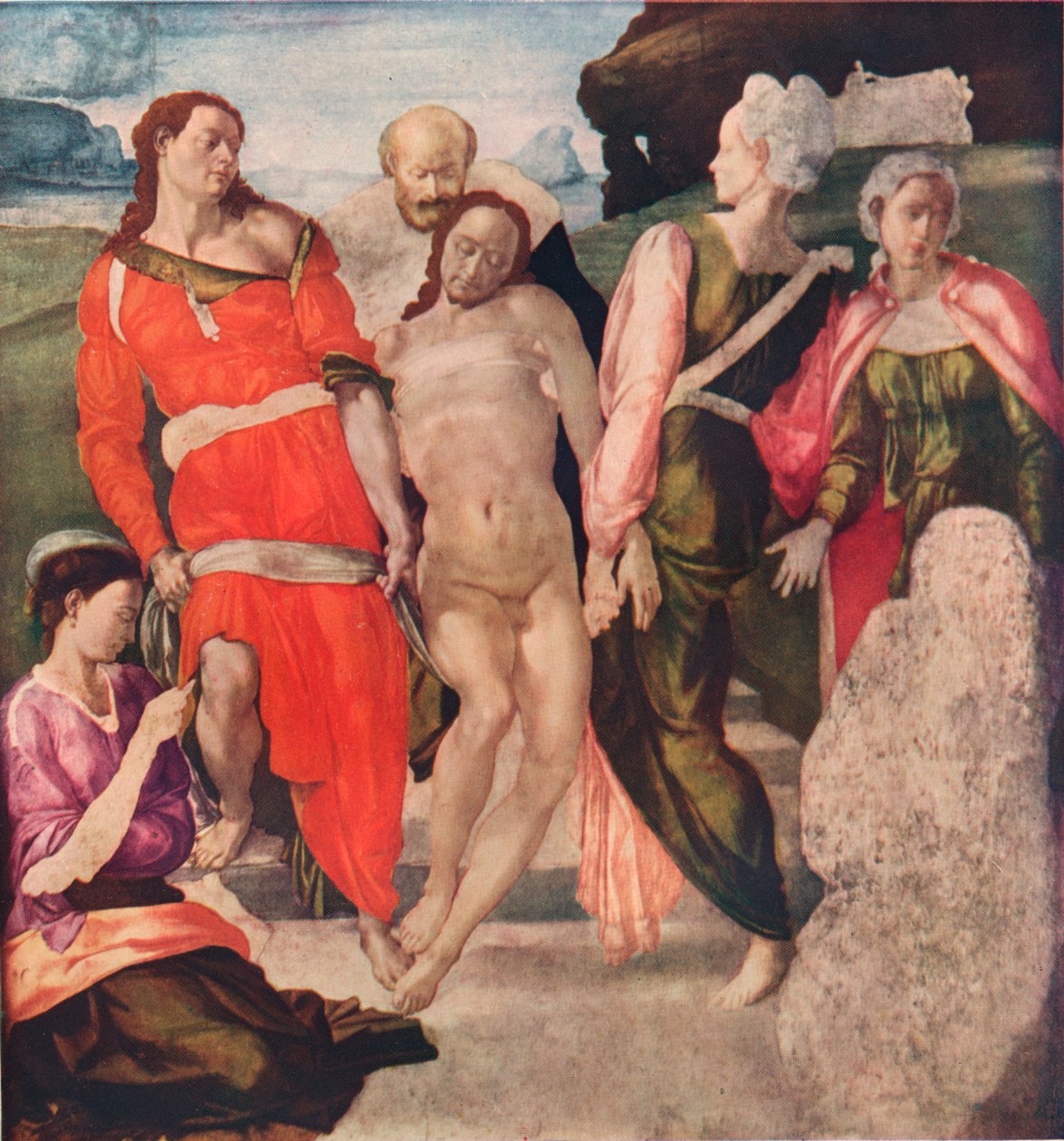 The Tombment, c1500, 1911 alkotó: Michelangelo Buonarroti