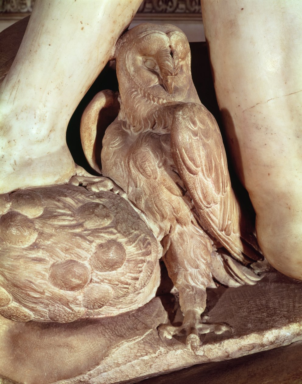 Giuliano de Medici sírja 1478-1516 részlet a bagolyról az éjszaka lába alatt, 1520 márvány alkotó: Michelangelo Buonarroti