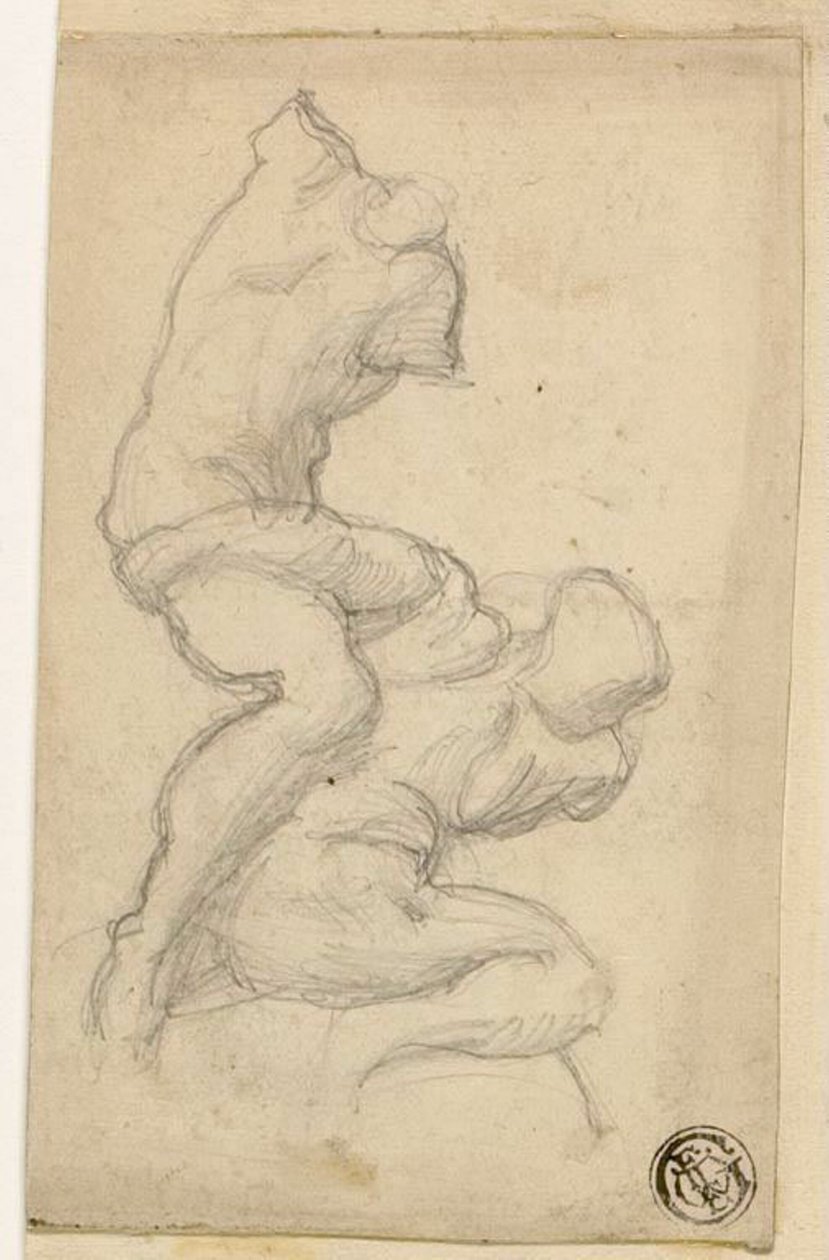Két küzdő figura alkotó: Michelangelo Buonarroti