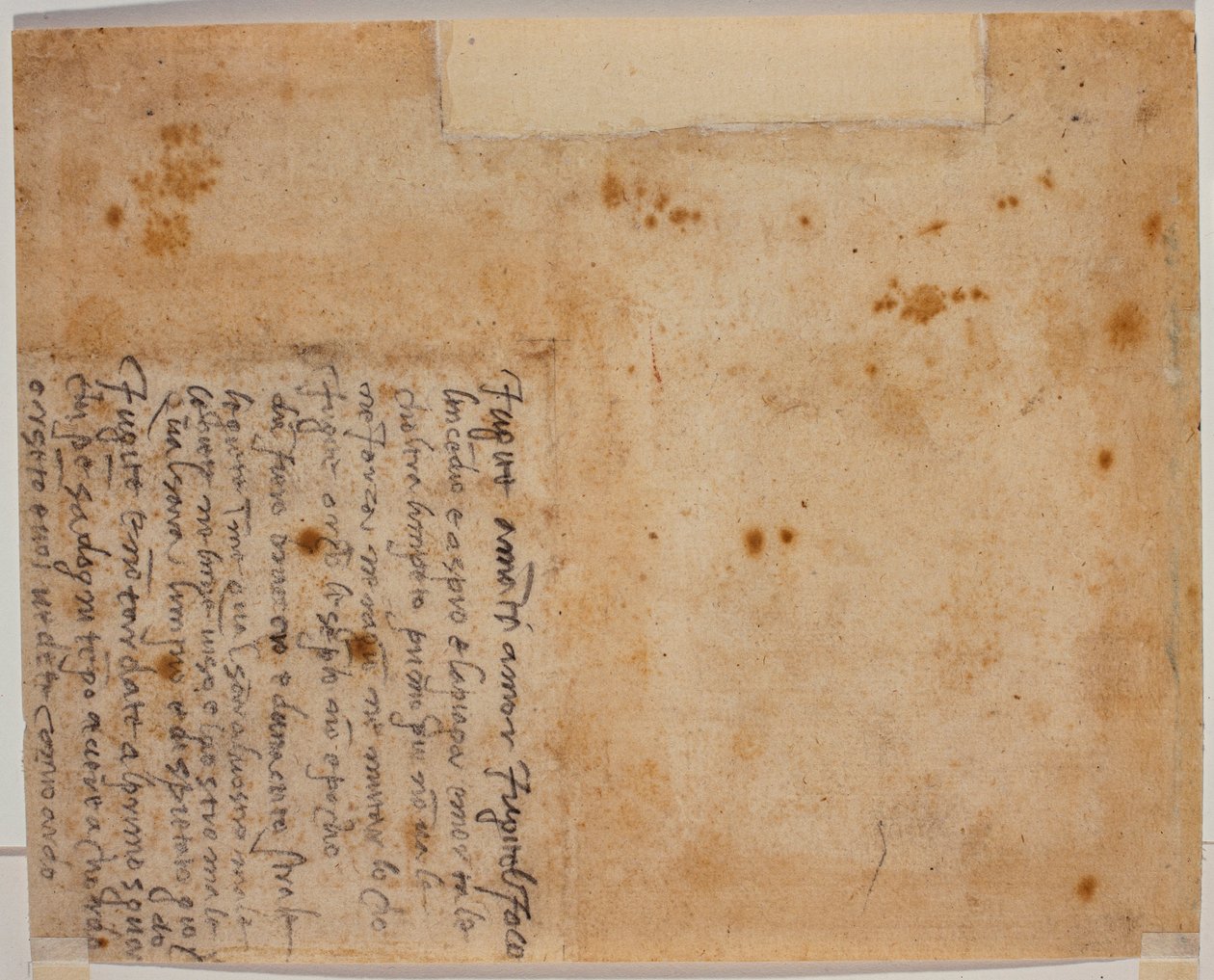 Autográf versek alkotó: Michelangelo Buonarroti