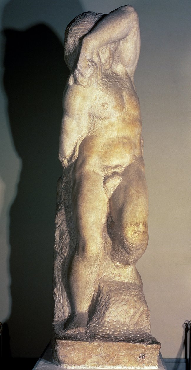 Ifjú rabszolga, 1520-23 körül alkotó: Michelangelo Buonarroti