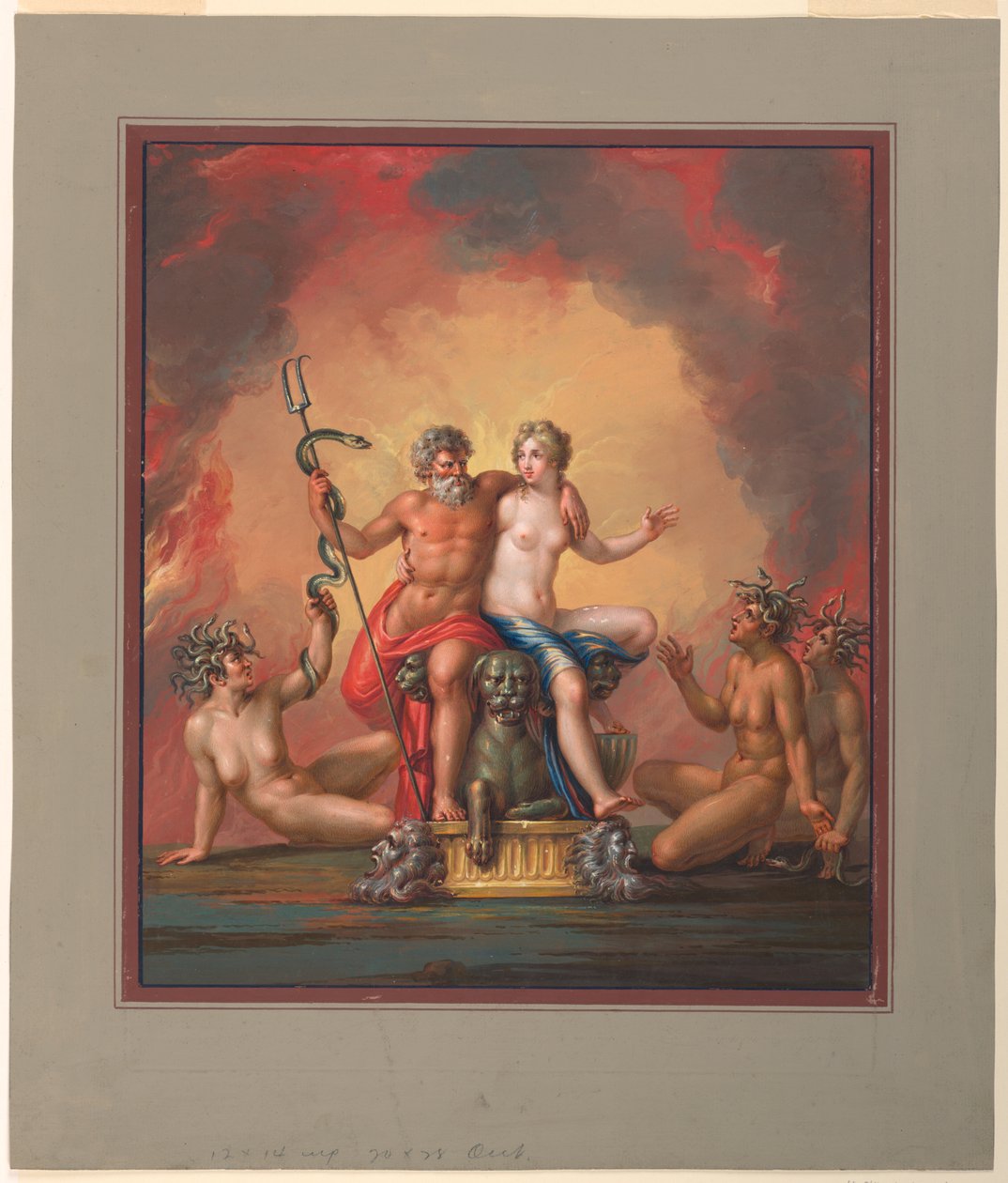 Plútó és Prosperina alkotó: Michelangelo Maestri