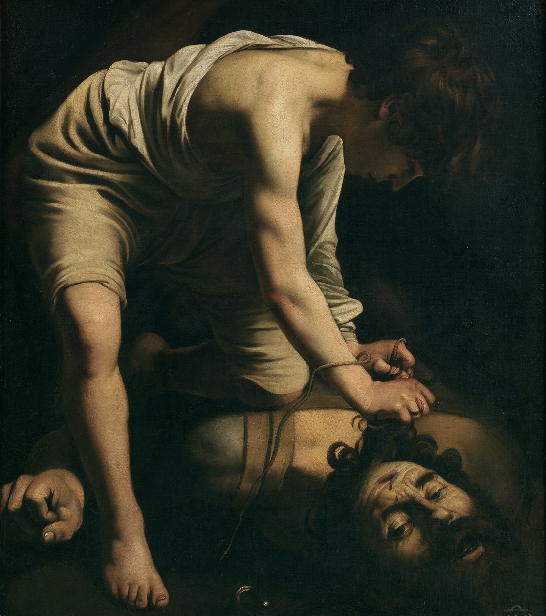 Dávid Góliát fejével alkotó: Michelangelo Merisi Caravaggio