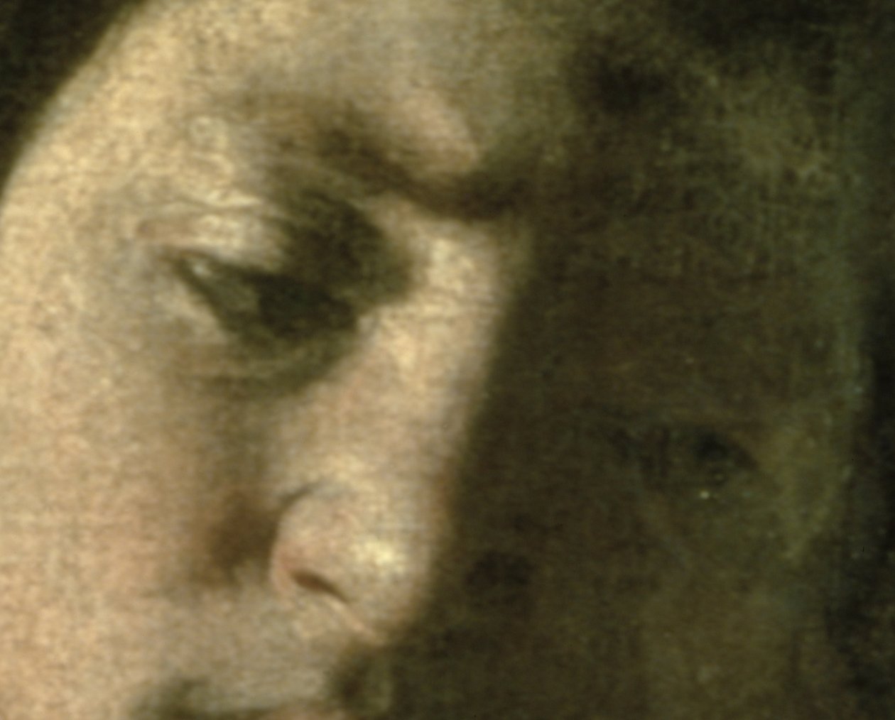 Dávid Góliát fejével, 1606 olaj, vászon, 100349 részlet alkotó: Michelangelo Merisi Caravaggio