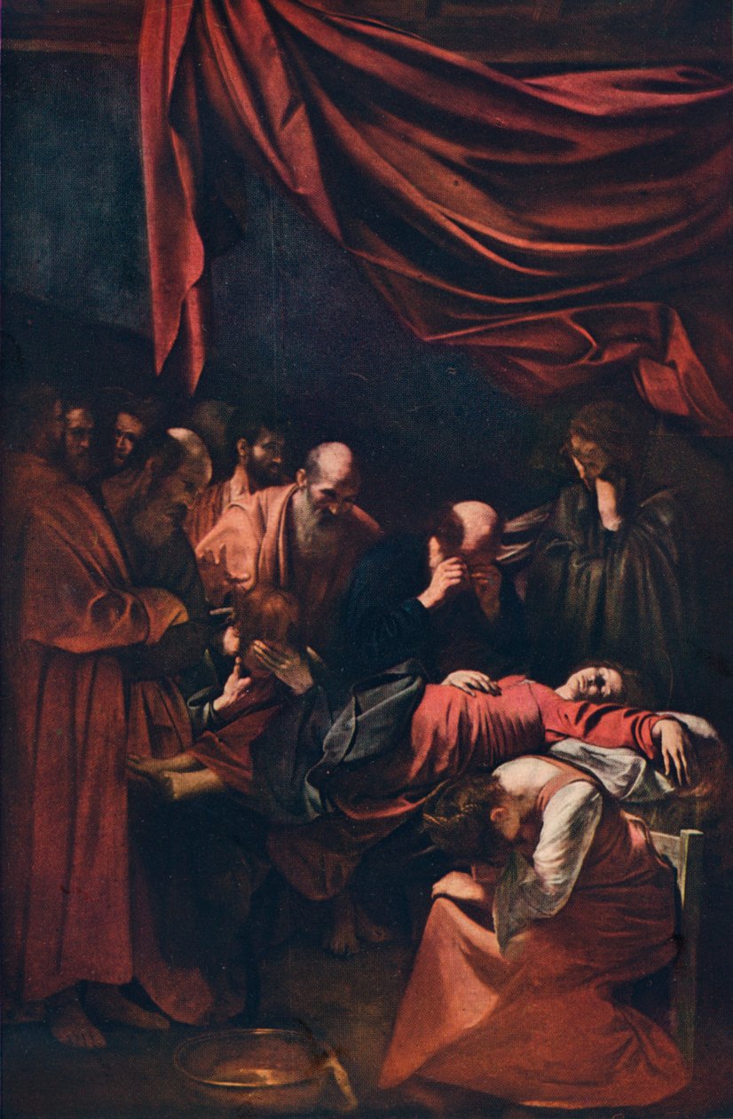 A Szűz halála, 1606 alkotó: Michelangelo Merisi Caravaggio