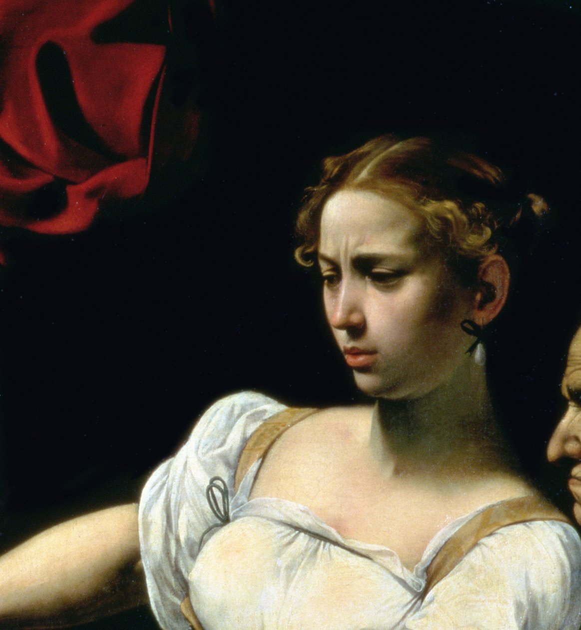 Judith és Holofernes, 1599, olaj, vászon részlete 507191 alkotó: Michelangelo Merisi Caravaggio