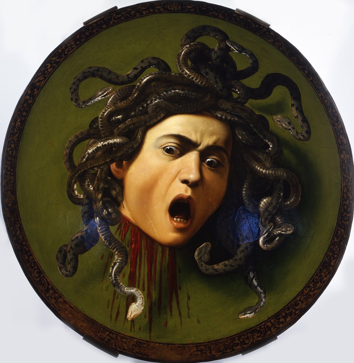 Medúza, 1596-1598 alkotó: Michelangelo Merisi Caravaggio
