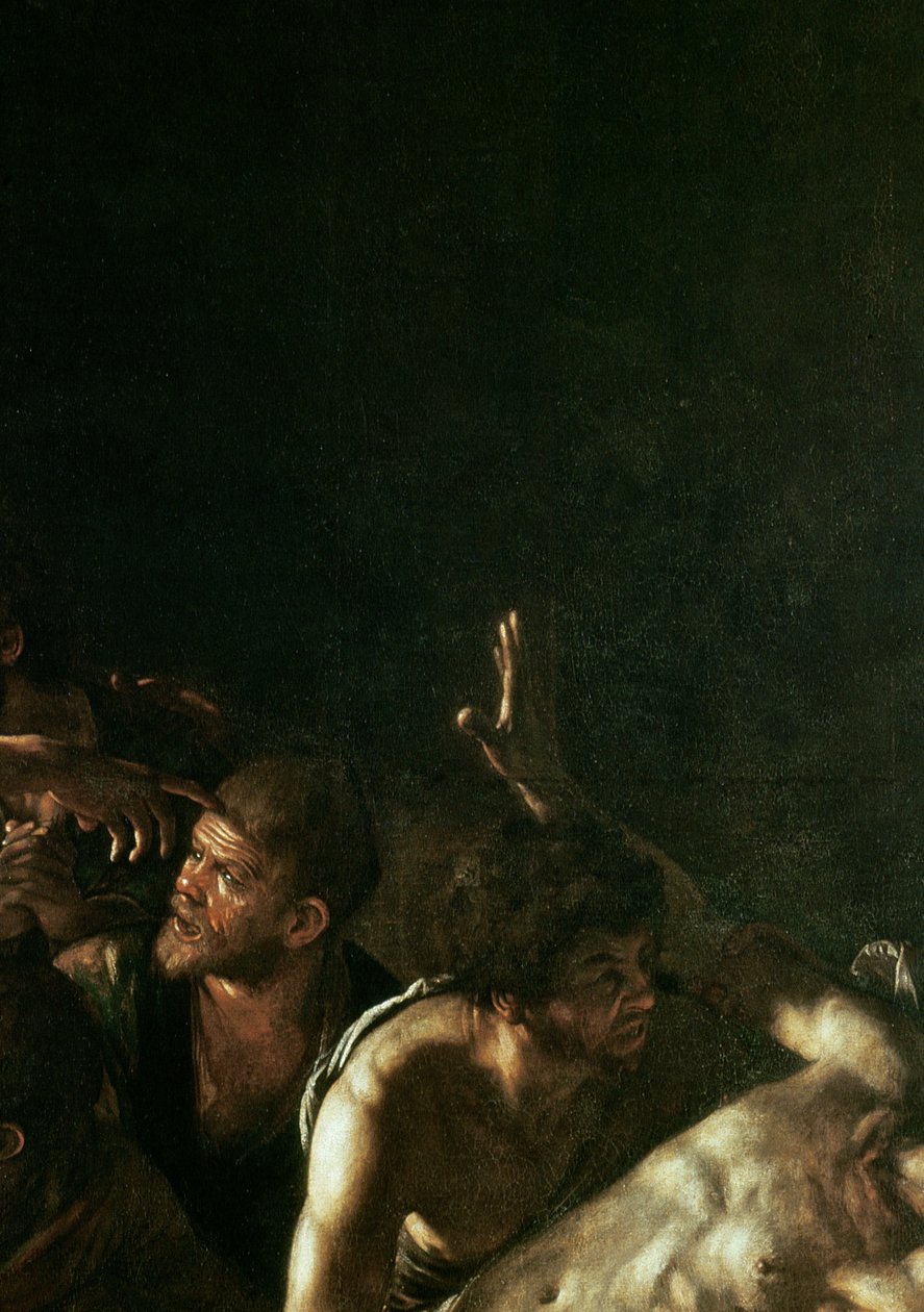 Lázár feltámadása (238777 részlet) alkotó: Michelangelo Merisi Caravaggio