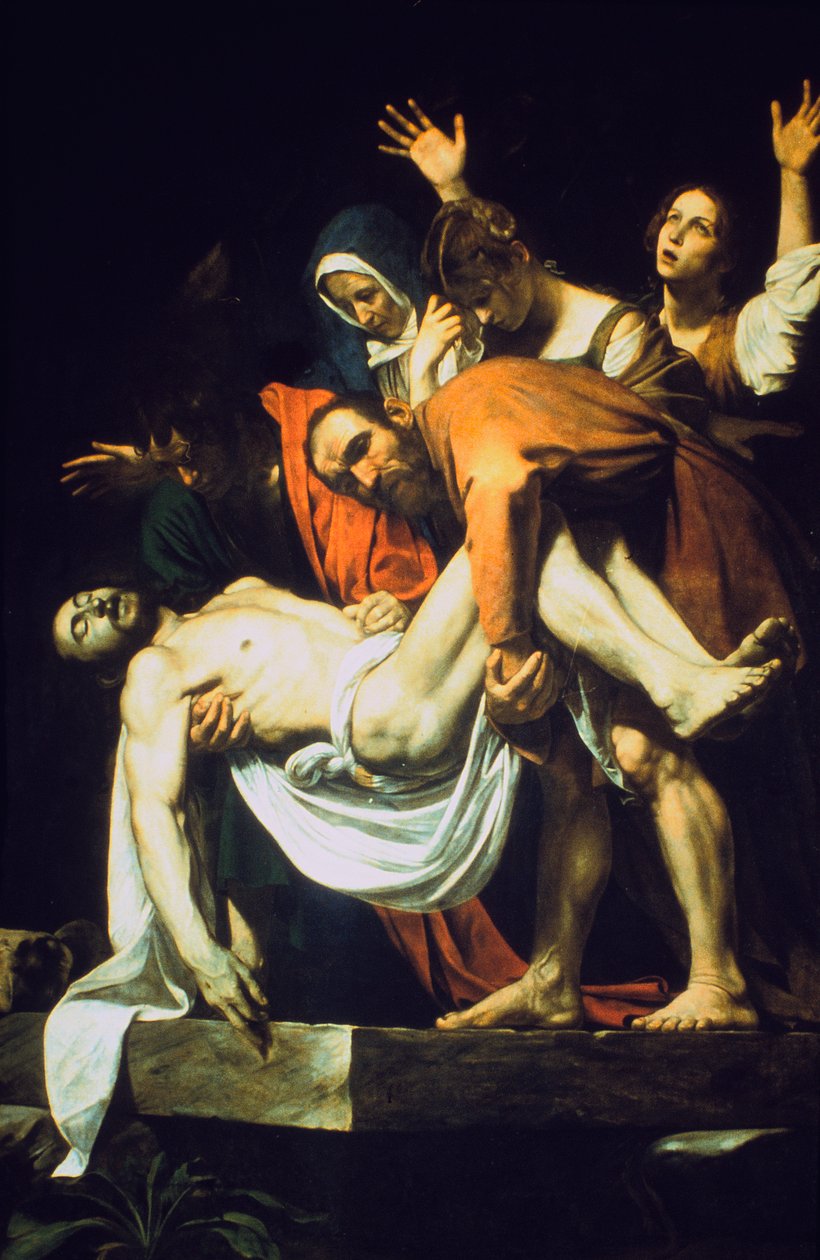 A sírba fektetés The DepositionThe Tombment, 1602-16044 alkotó: Michelangelo Merisi Caravaggio