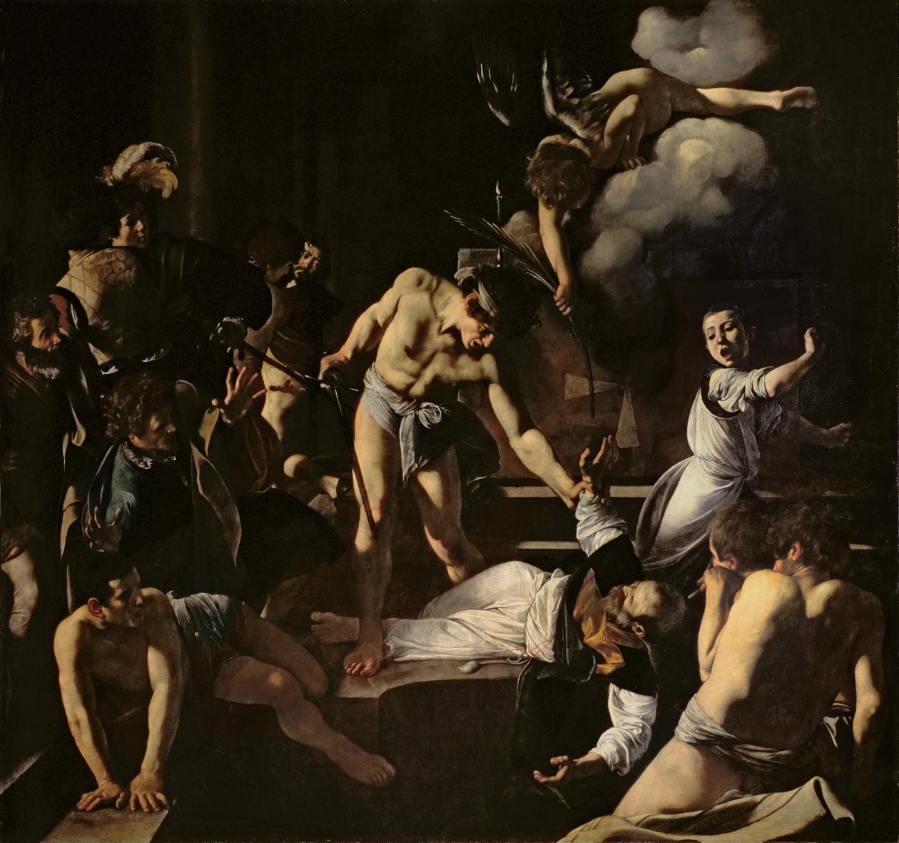 Szent Máté vértanúsága, 1599-1600 alkotó: Michelangelo Merisi Caravaggio