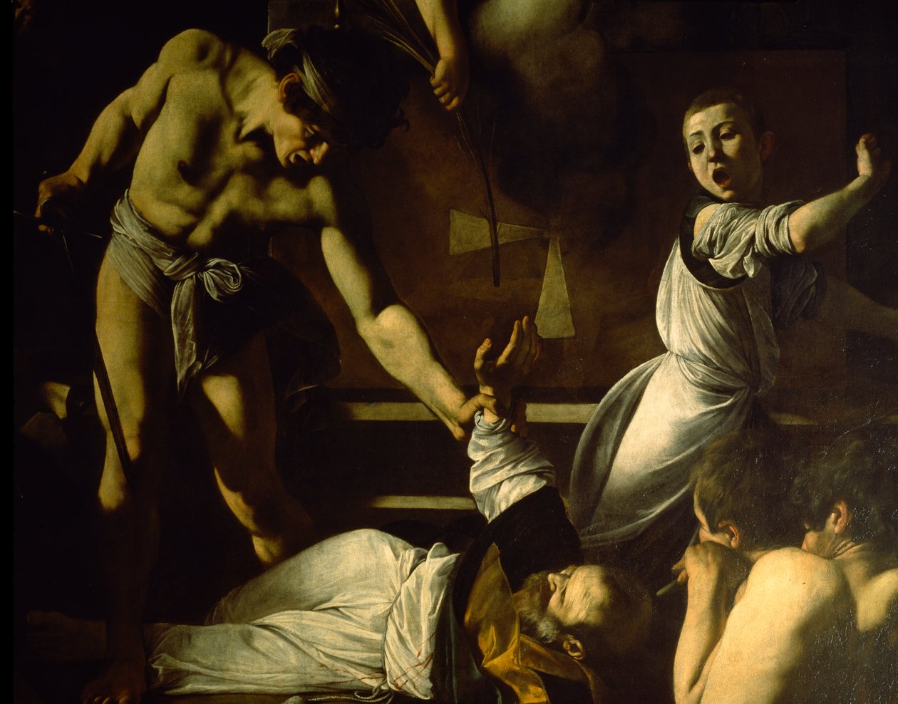 Szent Máté vértanúsága, részlet, 1599-1600 alkotó: Michelangelo Merisi Caravaggio