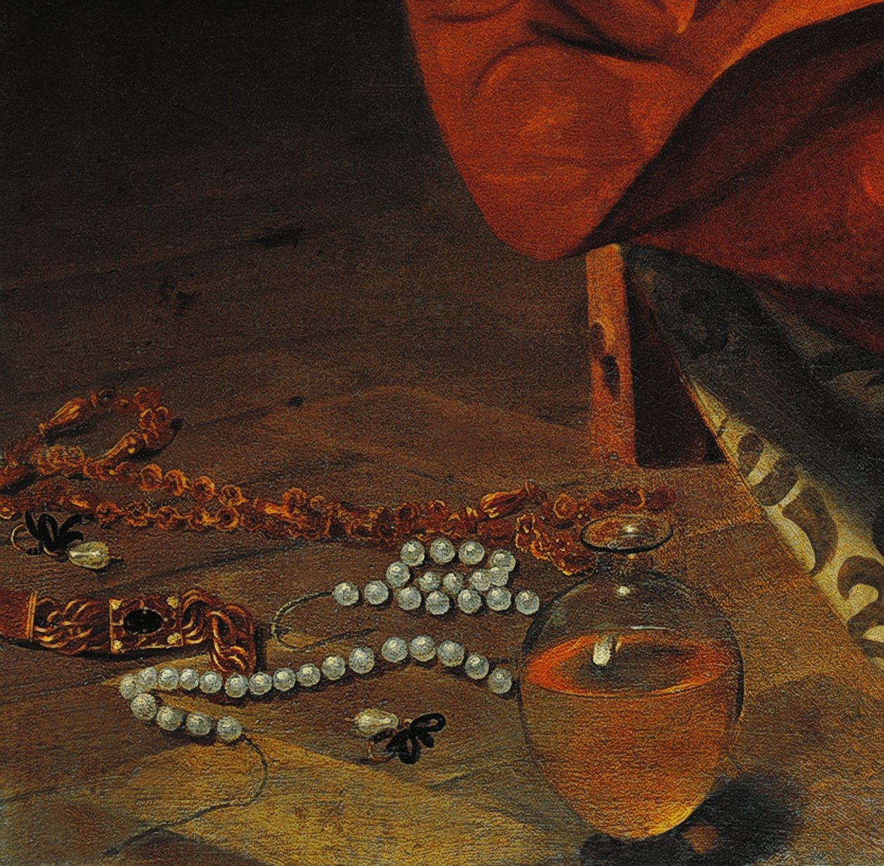A bűnbánó Magdolna részlete alkotó: Michelangelo Merisi da Caravaggio