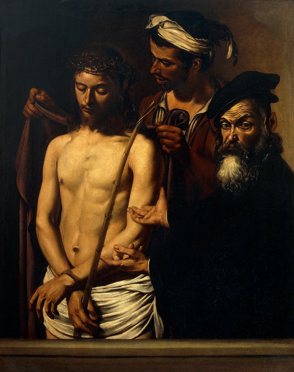 Ecce Homo, 1605 körül (olaj, vászon) alkotó: Michelangelo Merisi da Caravaggio