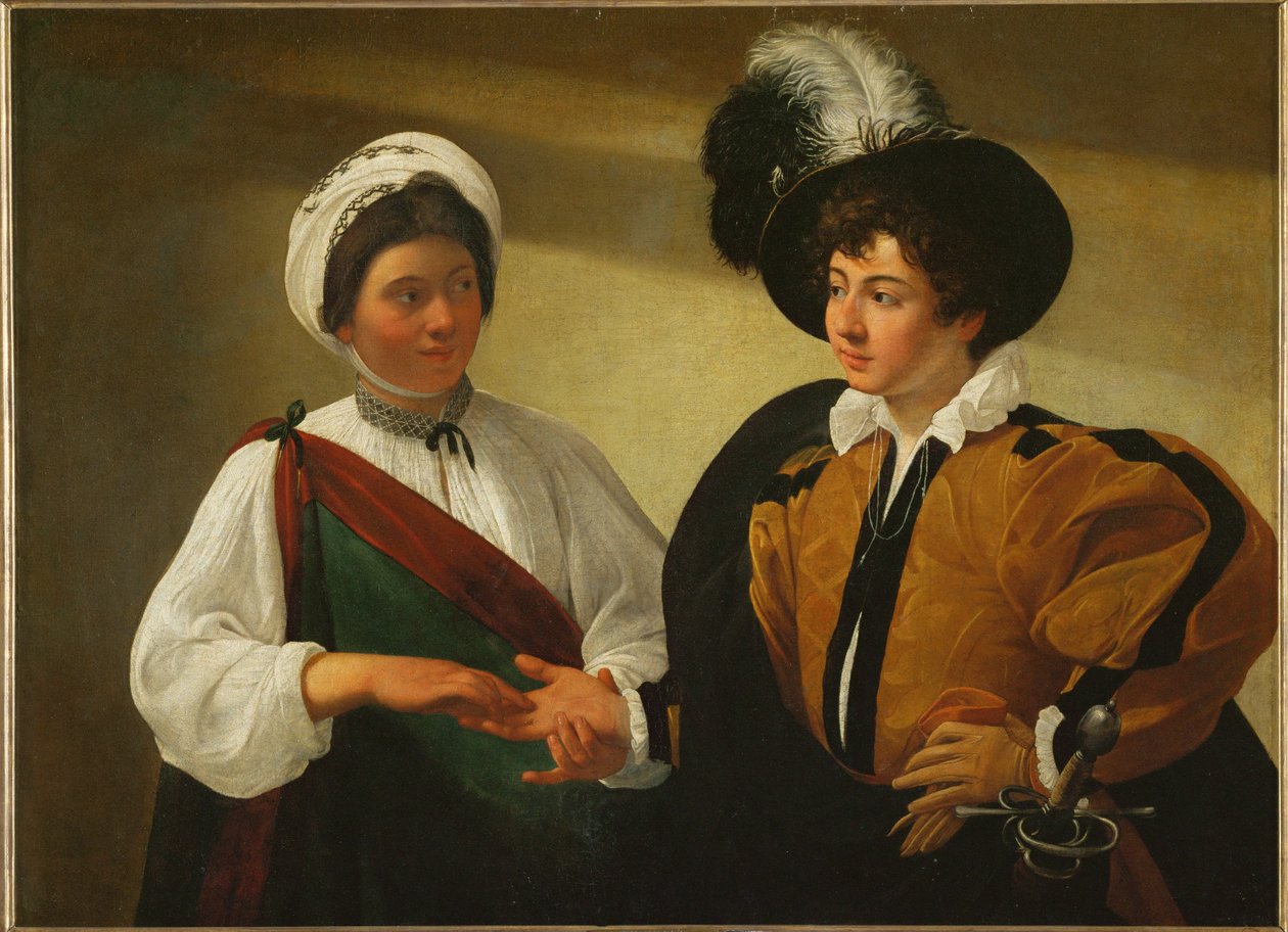 La diseuse de bonne aventure - A jósnő ... alkotó: Michelangelo Merisi da Caravaggio
