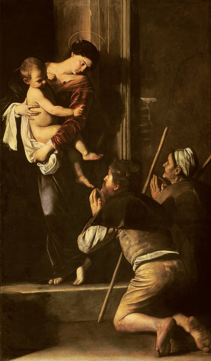 Zarándokok Madonnája, 1603-2005 körül (olaj, vászon) alkotó: Michelangelo Merisi da Caravaggio