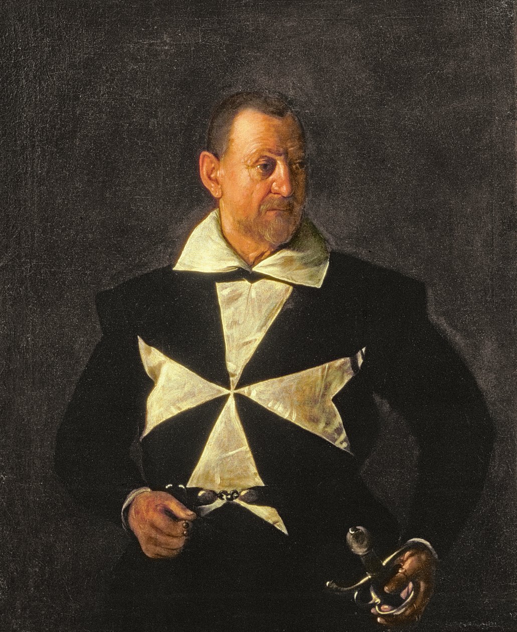 Egy máltai lovag portréja, valószínűleg Fra Antonio Martelli alkotó: Michelangelo Merisi da Caravaggio