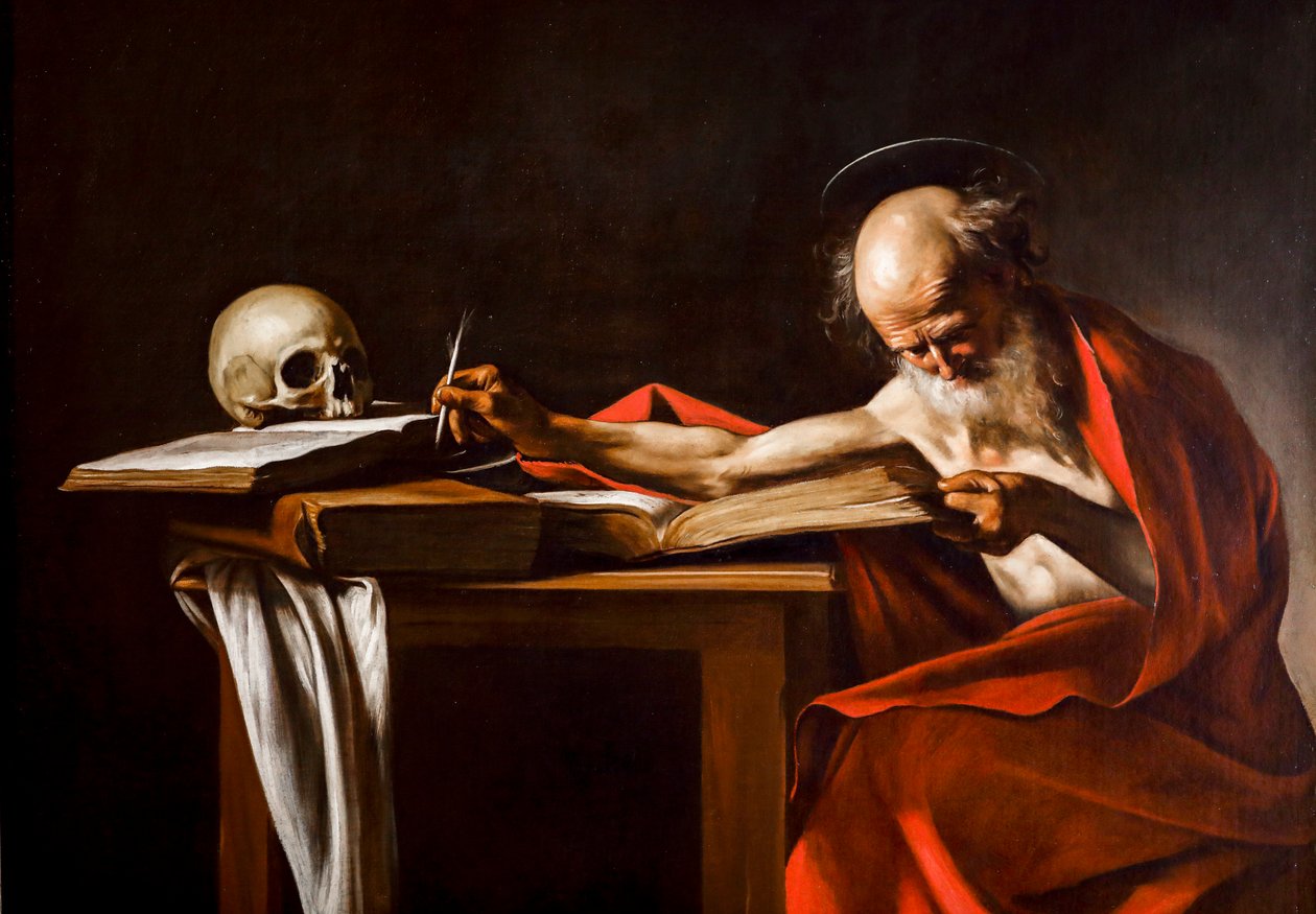 Szent Girolamo 1605 - 1606, Olaj, vászon. alkotó: Michelangelo Merisi da Caravaggio