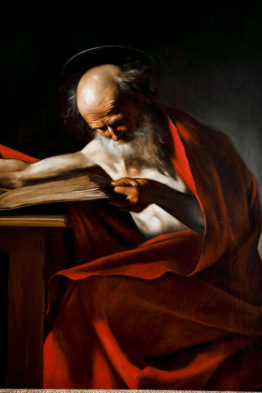 Szent Girolamo 1605 - 1606, Olaj, vászon. alkotó: Michelangelo Merisi da Caravaggio