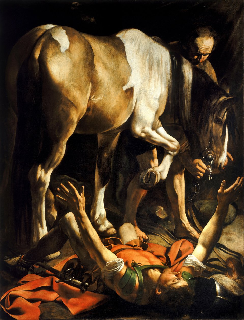 Szent Pál megtérése alkotó: Michelangelo Merisi da Caravaggio