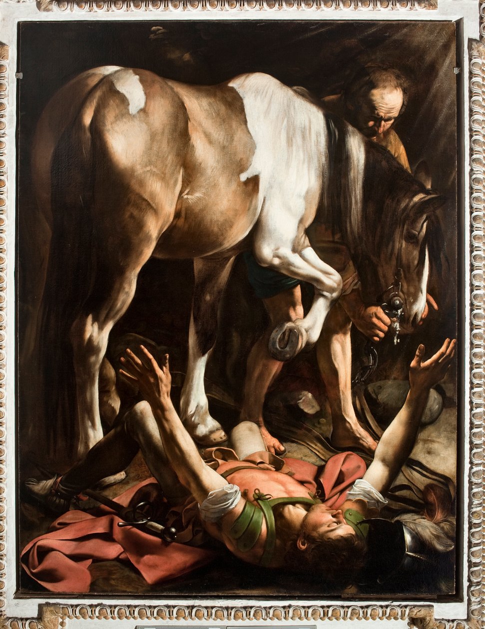 Szent Pál megtérése, 1601 körül (olaj, vászon) alkotó: Michelangelo Merisi da Caravaggio