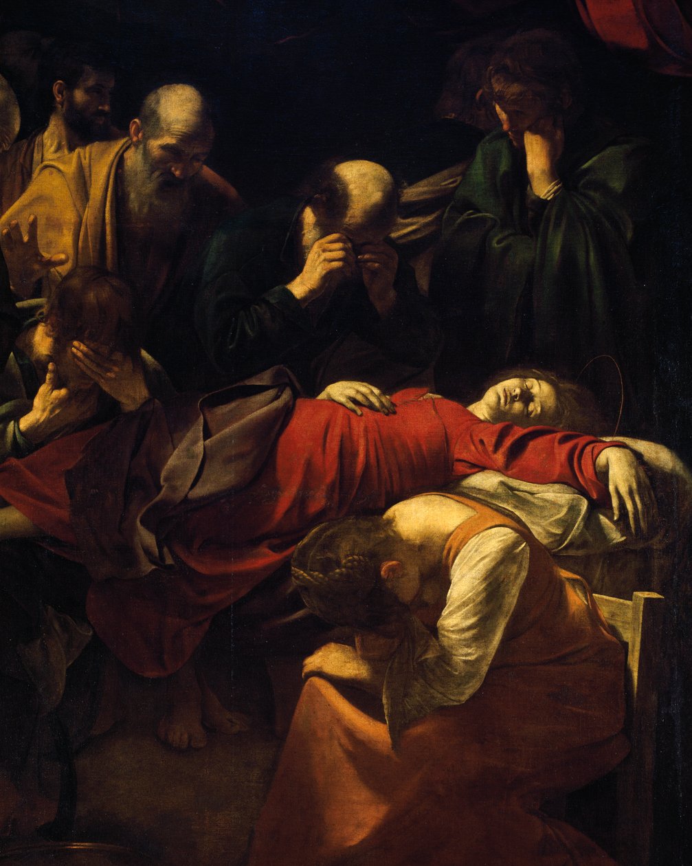 A Szűz halála alkotó: Michelangelo Merisi da Caravaggio