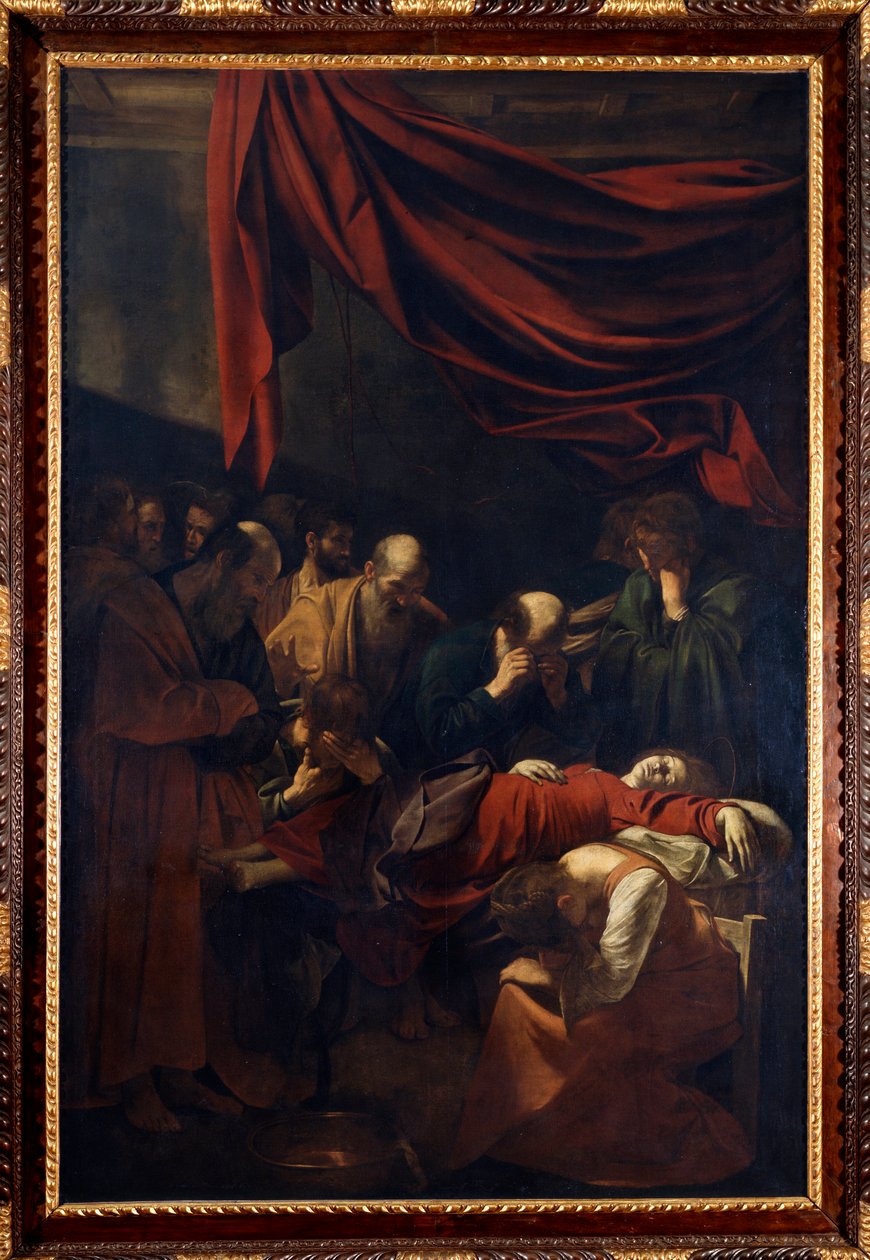 Caravaggio: A Szűz halála (il Caravaggio) alkotó: Michelangelo Merisi da Caravaggio