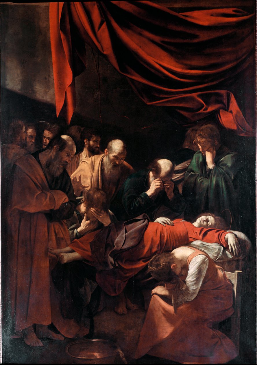 A Szűz halála alkotó: Michelangelo Merisi da Caravaggio